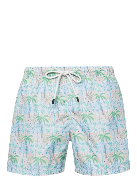 Fedeli Madeira botanical-print swim shorts