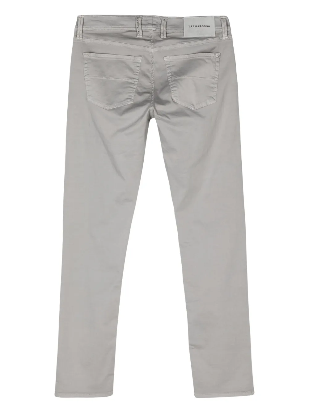 Sartoria Tramarossa Skinny jeans van katoenblend - Grijs
