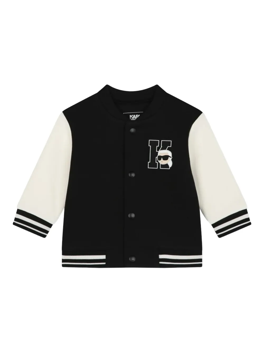 Karl Lagerfeld Kids Driedelig set met grafisch design Zwart