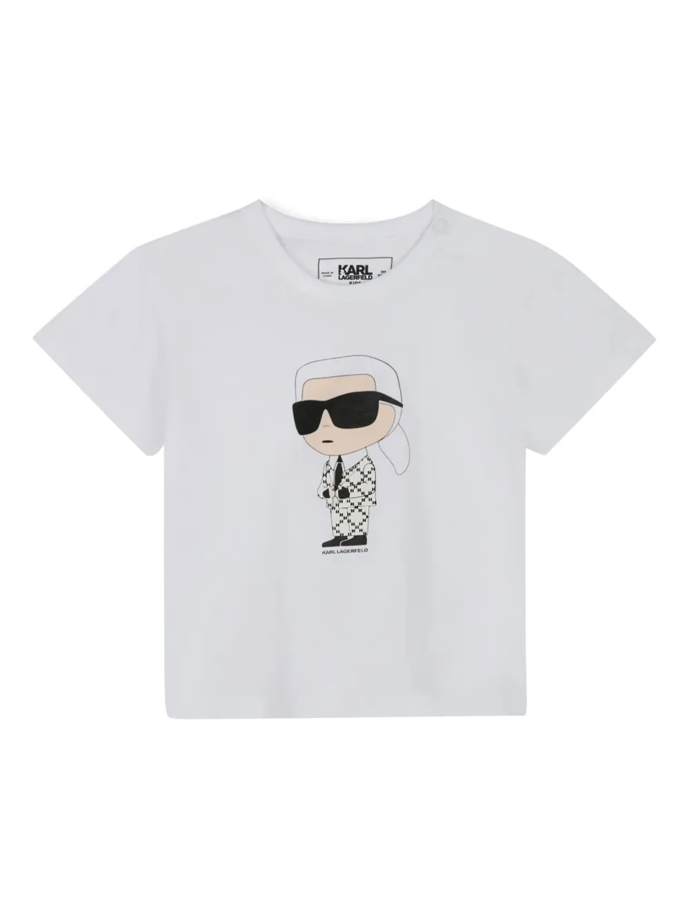 Karl Lagerfeld Kids Driedelig set met grafisch design Zwart
