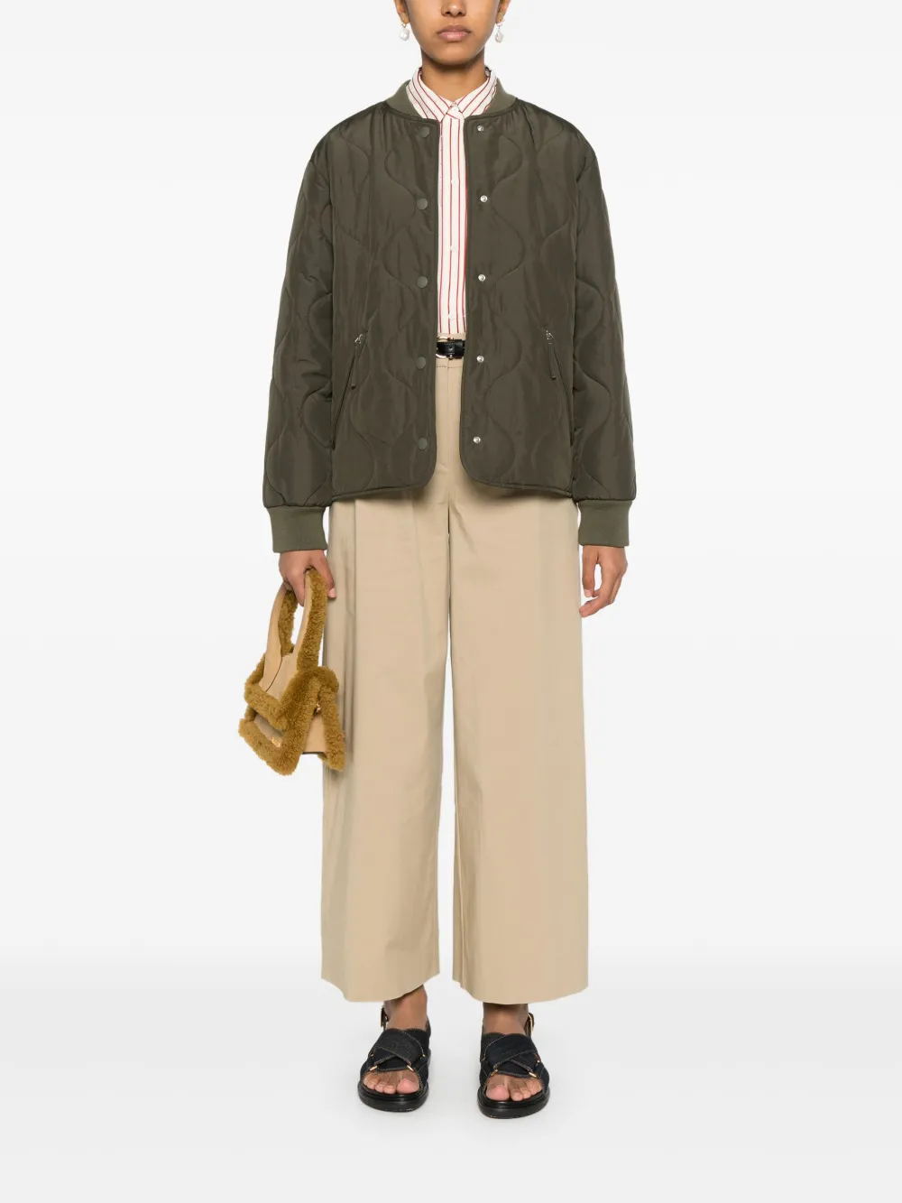 Affordable A.P.C. padded quilted bomber jacket Women