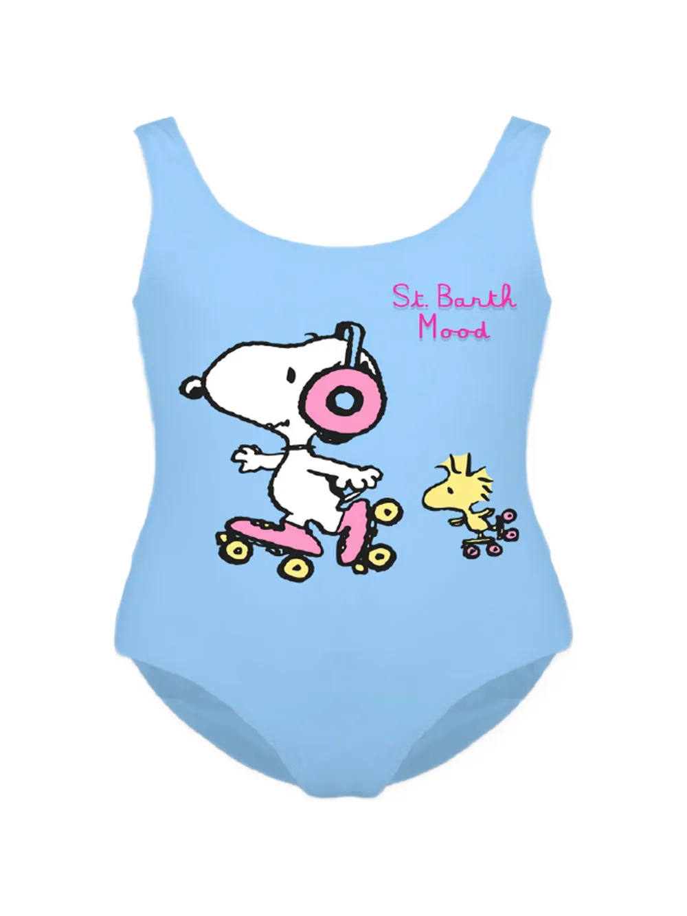 MC2 Saint Barth Kids snoopy graphic swimsuit - Blu