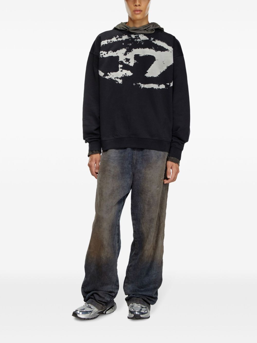 Diesel S-BOXT-N5 sweatshirt - Zwart