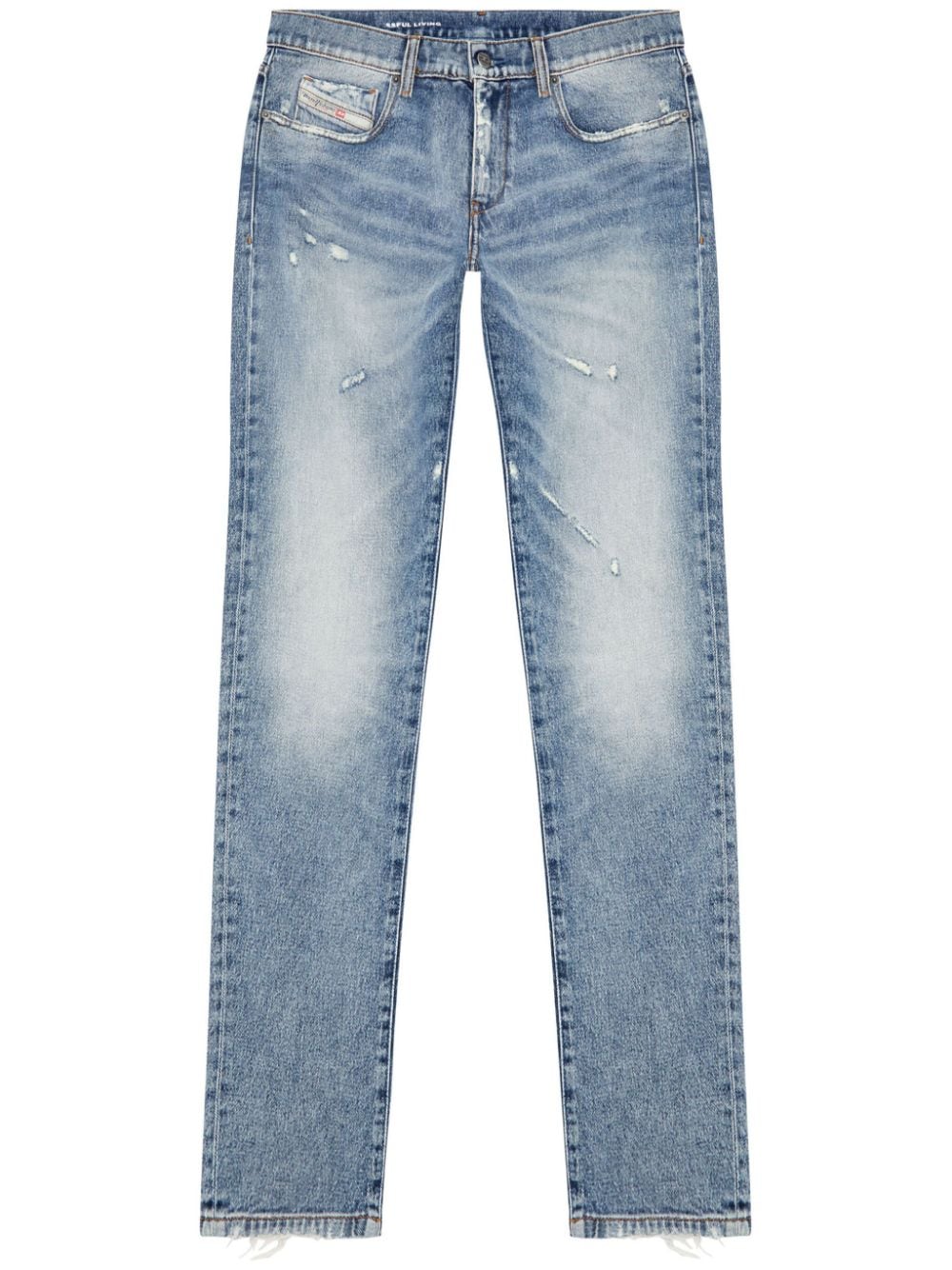 Diesel 2019 D-Strukt slim-cut jeans Blauw