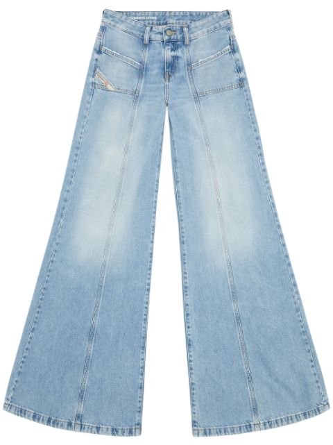 Diesel D-Akii mid-rise flared jeans Women