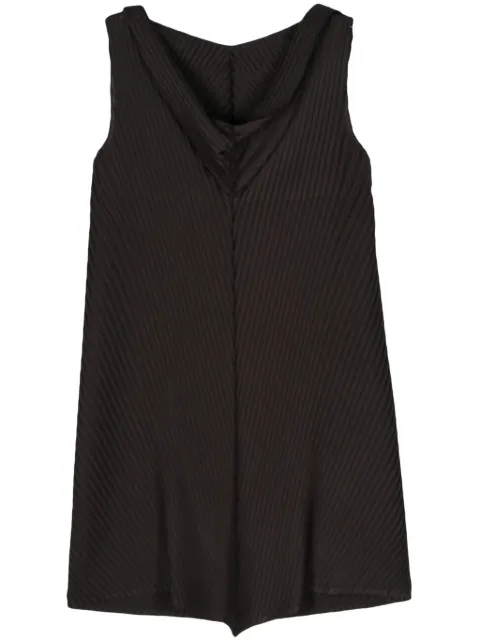 Issey Miyake vestido corto plisado