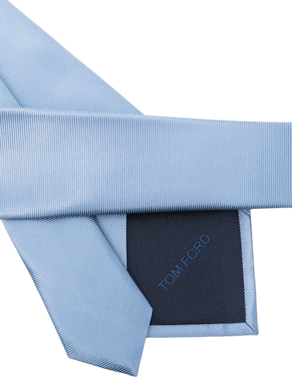 Shop Tom Ford Stripe-jacquard Silk Tie In Blue