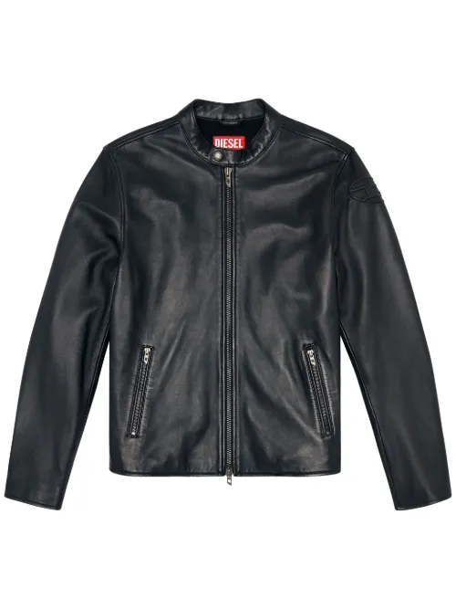Veste L-Carver en cuir - Diesel - Modalova