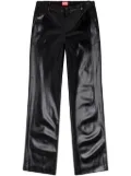 Diesel Stanley panelled straight trousers - Black