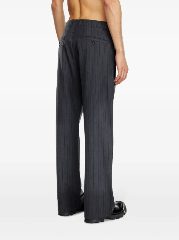 Diesel Stanley Panelled Straight Trousers | Black | FARFETCH
