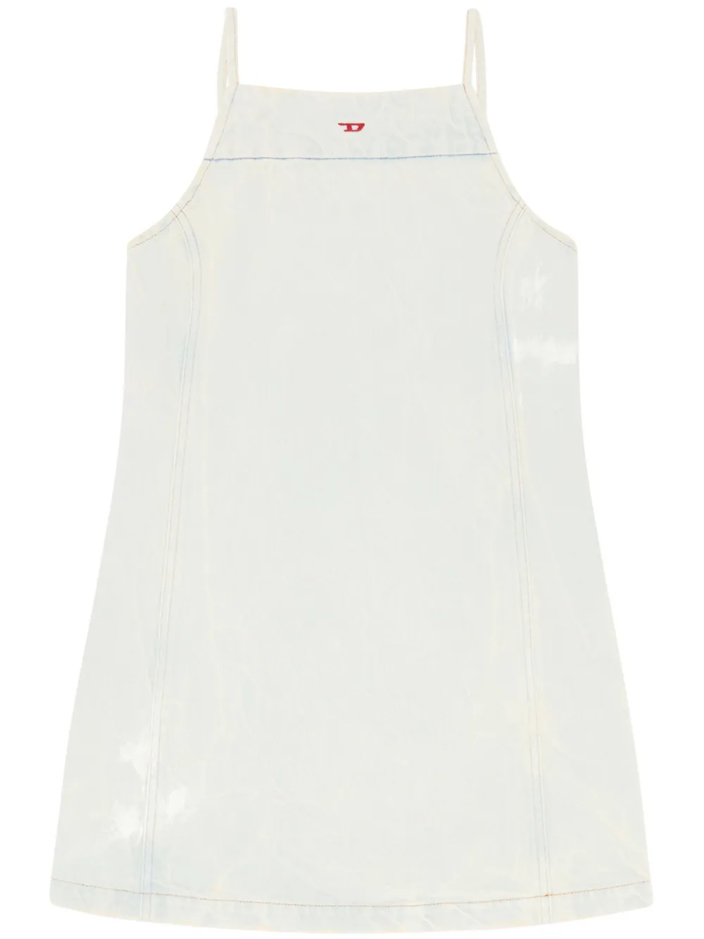 Diesel Denim mini-jurk Wit