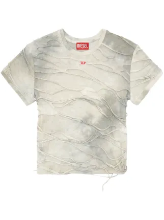 Diesel ダメージ Tシャツ | グレー | FARFETCH JP