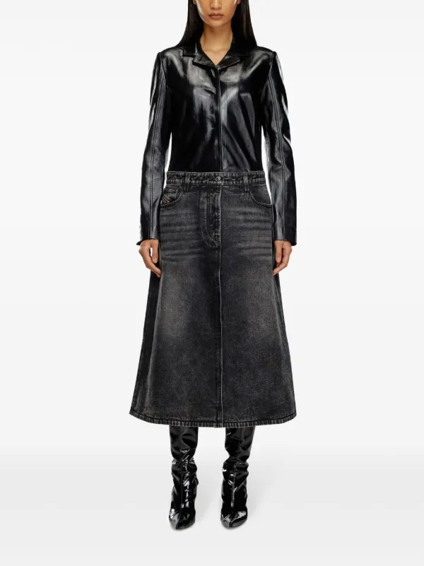 【DIESEL】L-Ory ハイブリッド コート *送料/関税込み* Diesel L-Ory Hybrid Coat | Black | FARFETCH JO