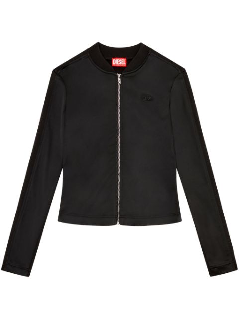 Diesel Oper logo-embroidered jacket Women