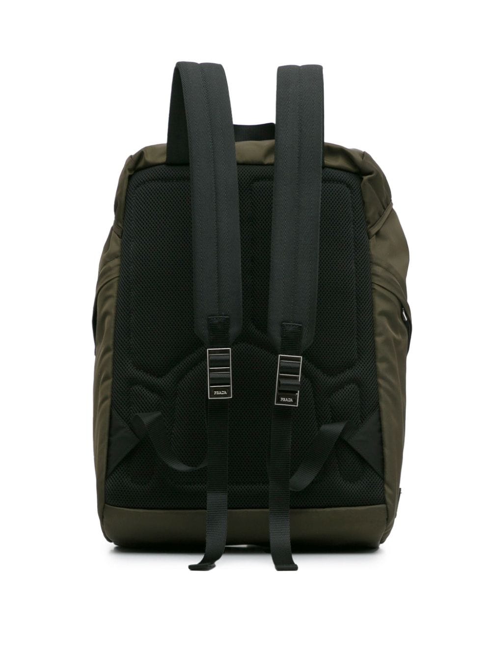 Pre-owned Prada 2013-2023 Tessuto Re-nylon Montagna Backpack In Green