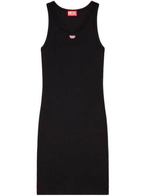 Diesel D-Tank-D logo-applique tank dress Women