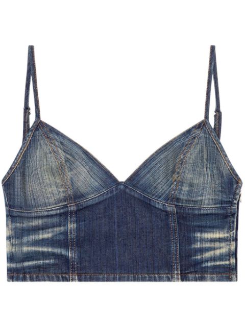 Diesel De-Fulvy-Top-D denim top Women