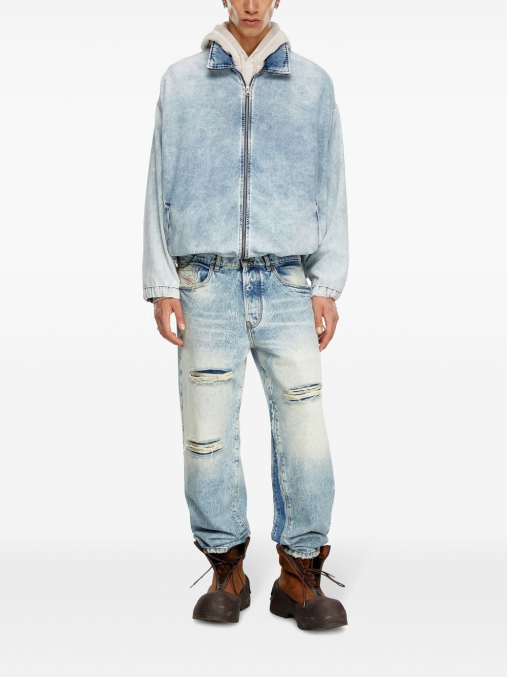 Diesel Straight jeans - Blauw