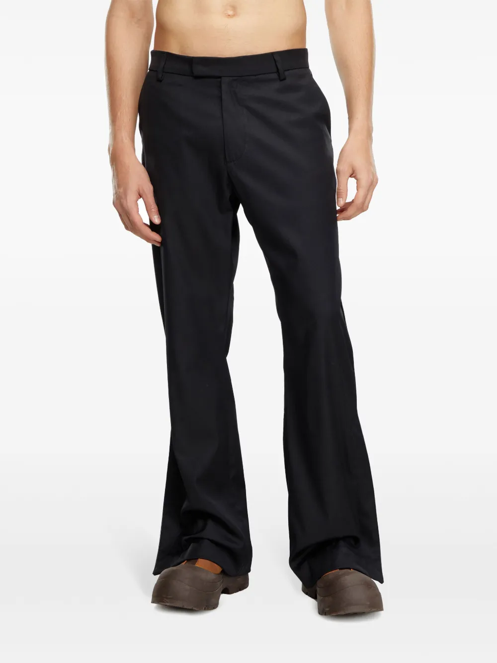 Cheap Diesel P-Ammir flared trousers Men