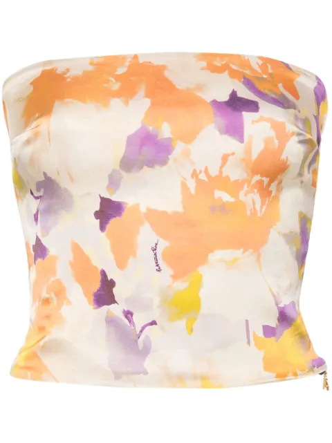 Patrizia Pepe square-neck crop top