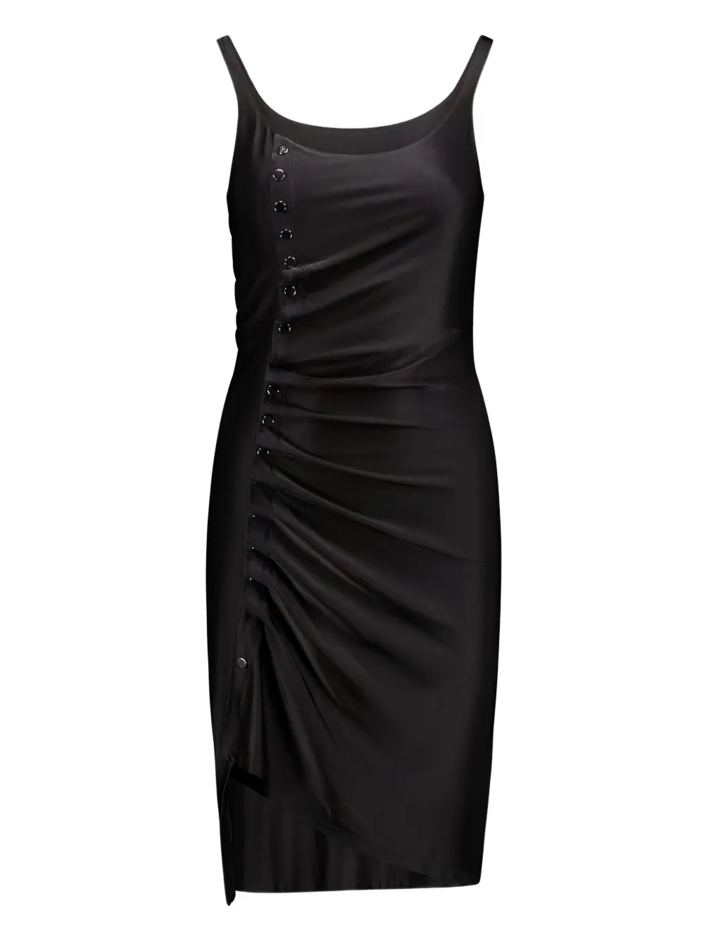Rabanne draped-detail sleeveless dress | Black | Image 1