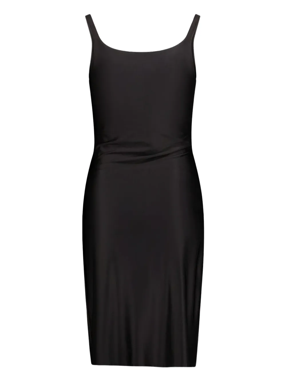 Rabanne Jurk met gedrapeerd detail - Zwart