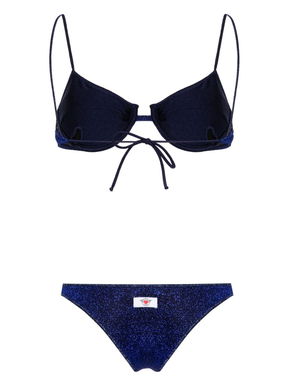 BIKINI LOVERS Cheope lurex bikini - Blauw