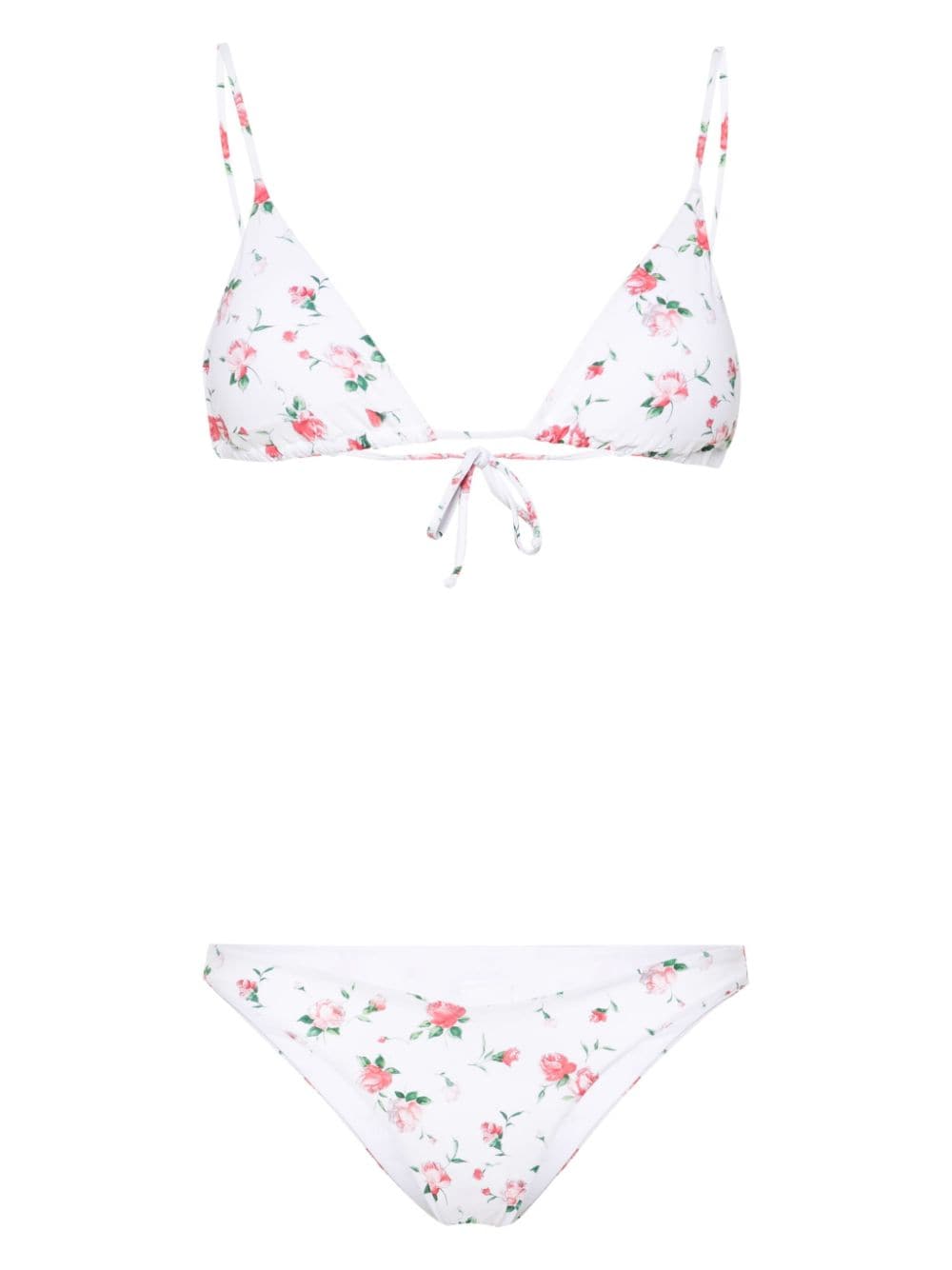 bikini lovers bikini paoulina à fleurs - blanc