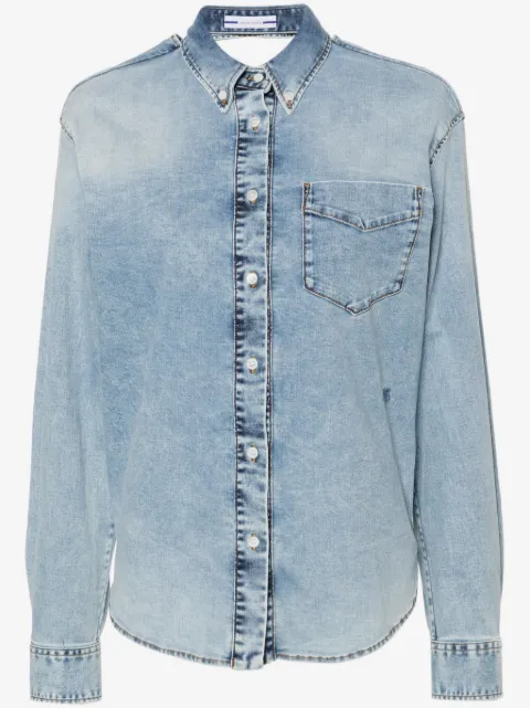 Jacob Cohën twisted denim shirt