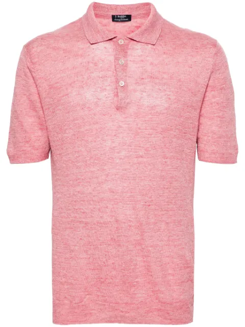 Barba playera tipo polo con efecto melange