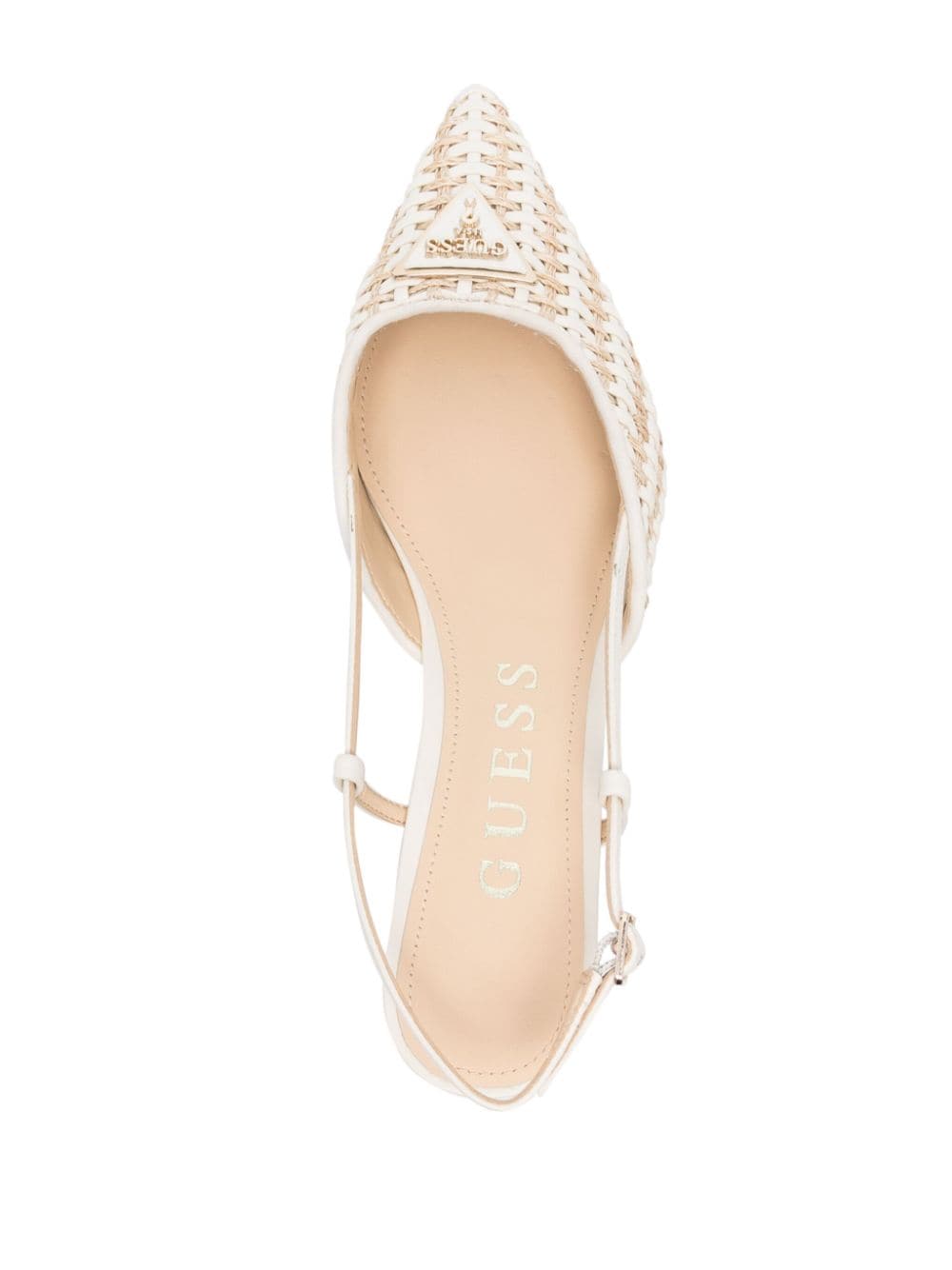 Shop Guess Usa Jessonly 40mm Pumps In Neutrals
