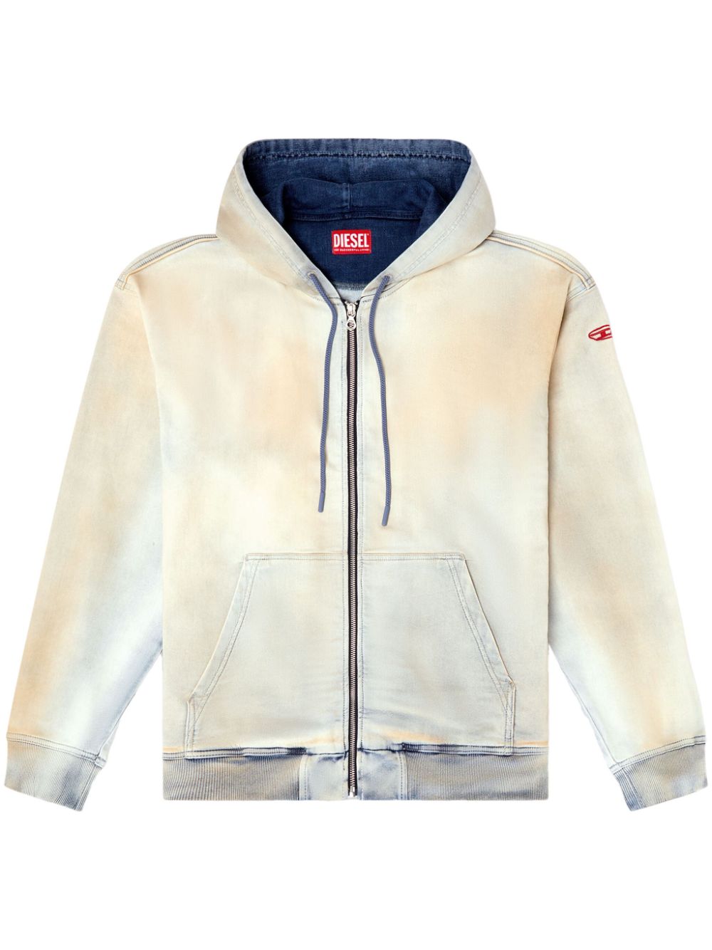 Diesel hooded track jacket sale