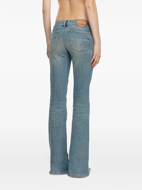 Diesel D-Hush low-rise Bootcut Jeans | Blue | FARFETCH Diesel D-Hush low-rise Bootcut Jeans | Blue | FARFETCH