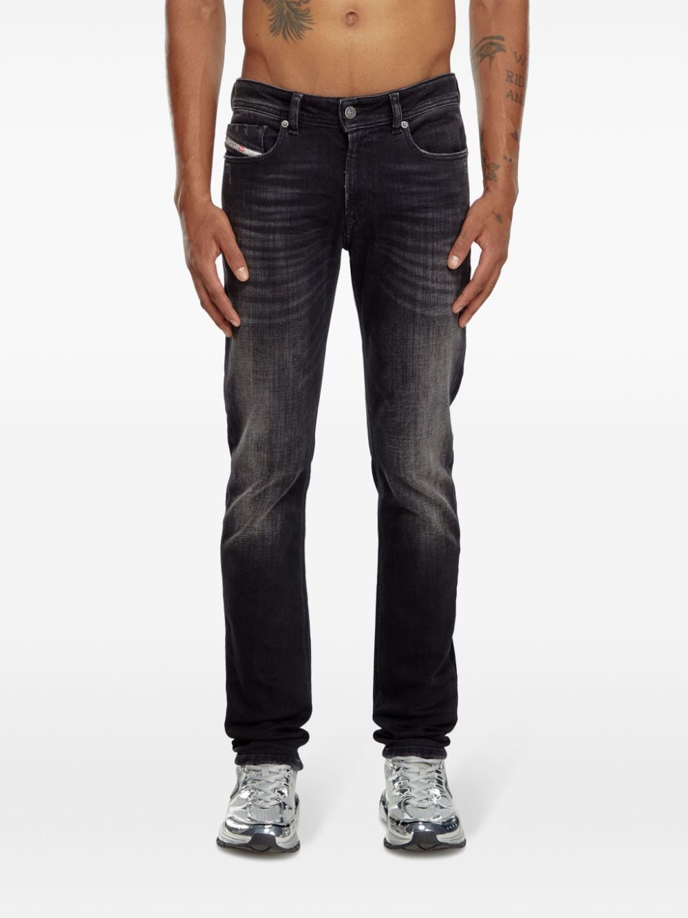 Shop Diesel 1979 Sleenker Skinny Jeans In Black