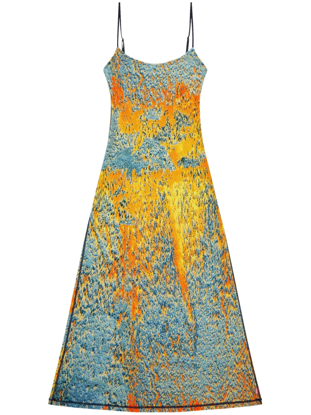 Diesel D-Amour Maxi Dress | Blue | FARFETCH