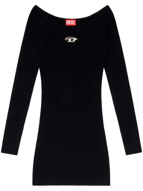 ワンピース DIESEL BLACK M-VERA MINI DRESS Diesel M-Vera ミニドレス | ブラック | FARFETCH JP