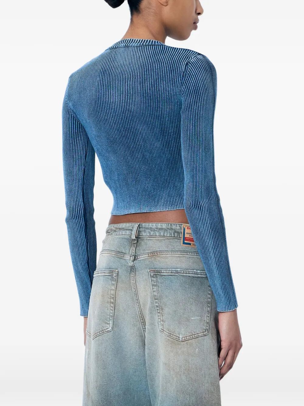  Diesel Top M-anchor-a Con Aberturas - Azul 