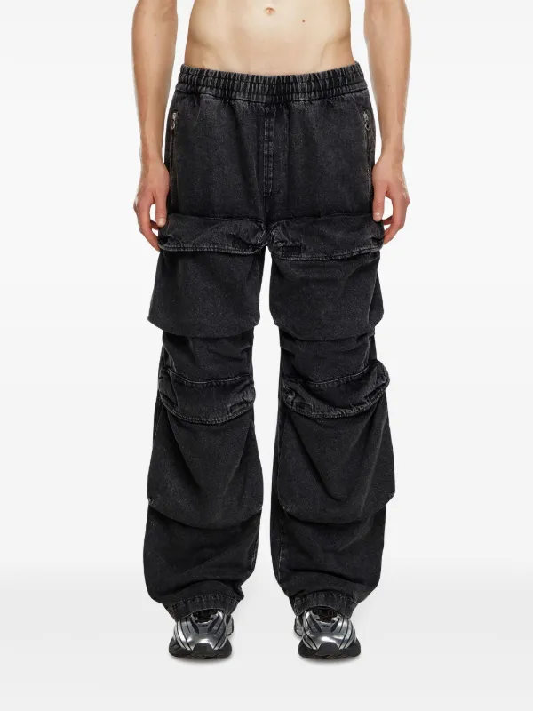 Diesel D-Beartson straight-leg Jeans | Black | FARFETCH IN