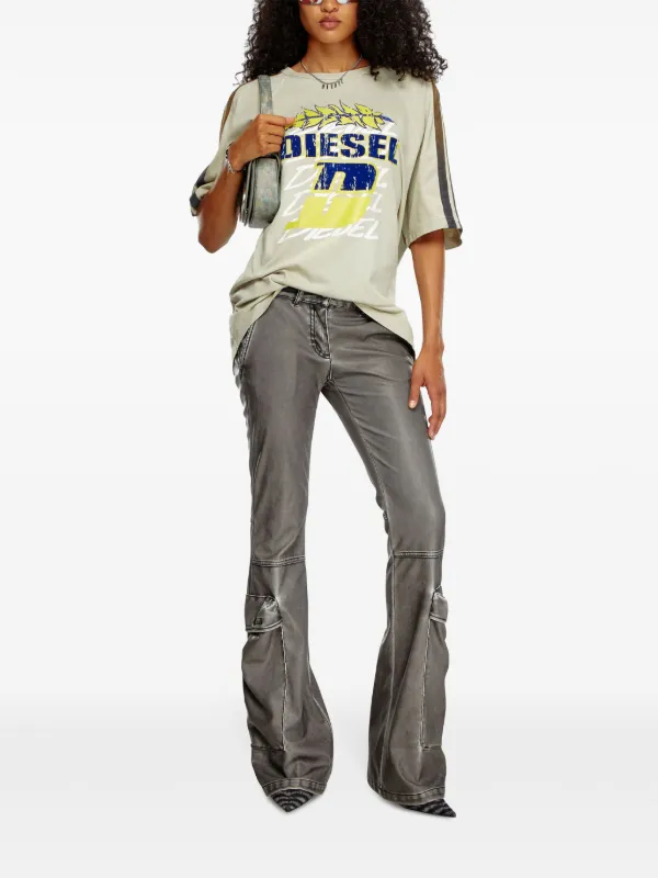 Diesel フレア カーゴパンツ | ブラック | FARFETCH JP