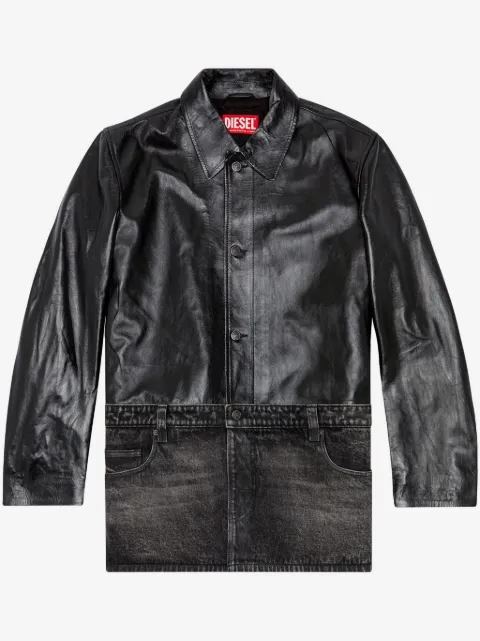 Diesel L-Bretch leather jacket
