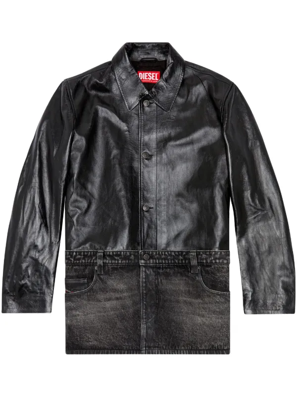 DIESEL ブラックレザーアウター （DIESEL BLACK GOLD(ディーゼル