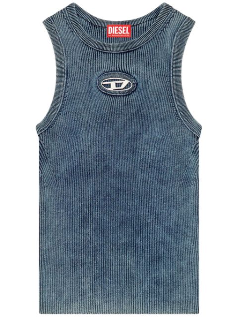 Diesel M-Anchor-A-Sl ribbed cotton tank top Women