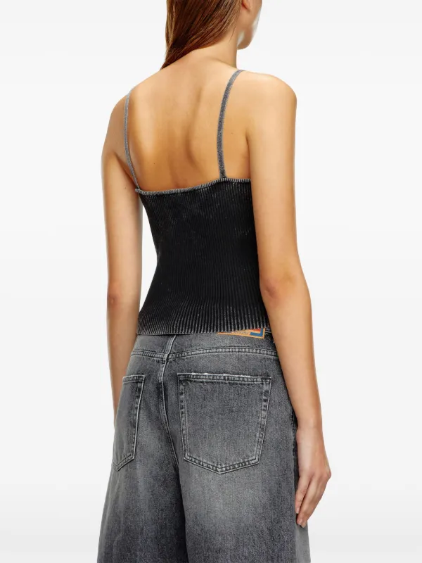 Diesel M-Laila organic-cotton Tank Top | Black | FARFETCH