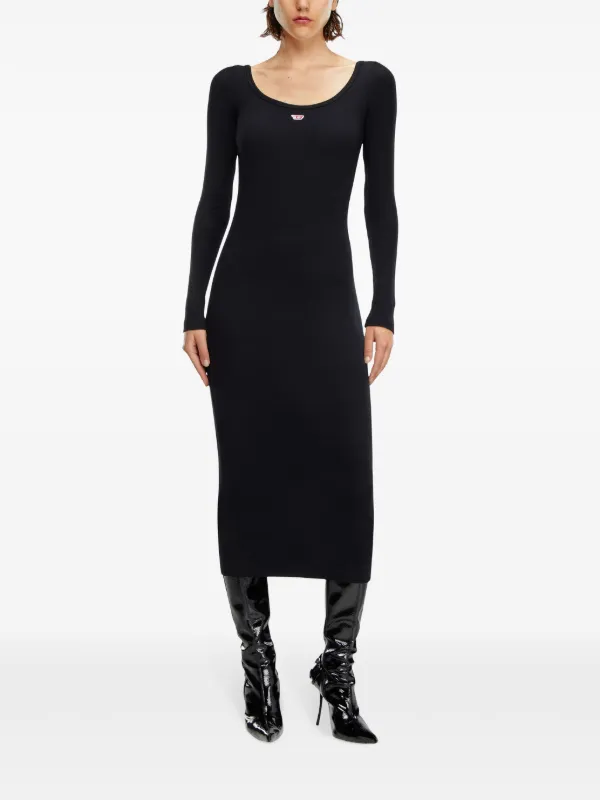 diesel maxi dress Diesel Mathilde Hooded Maxi Dress