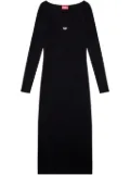 Diesel D-Ballet-D ribbed maxi dress - Black