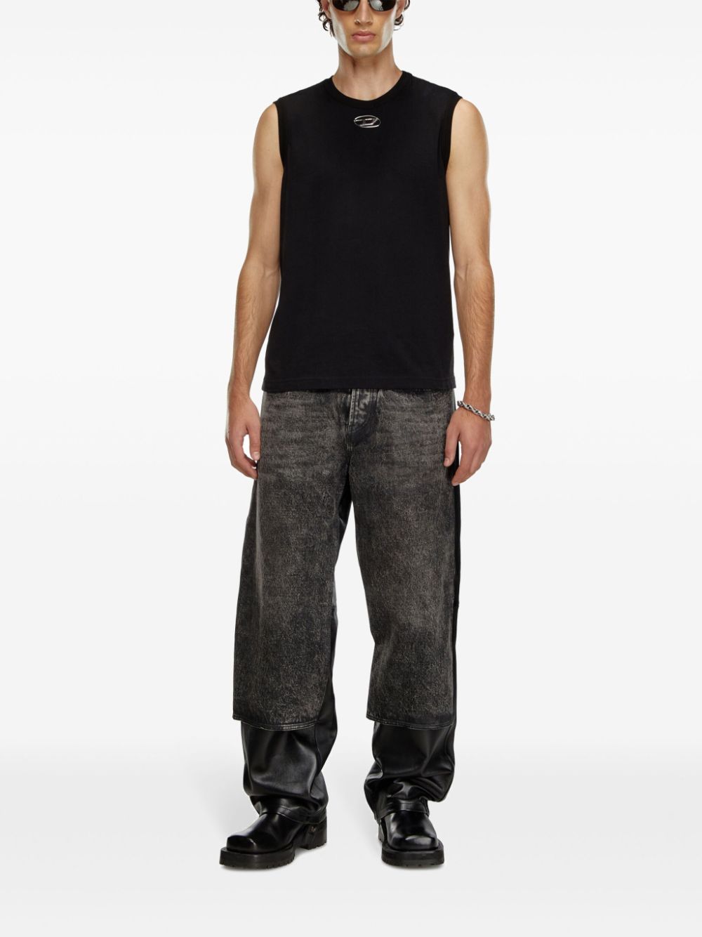 Diesel T-Bisco-OD Tank Top - Zwart