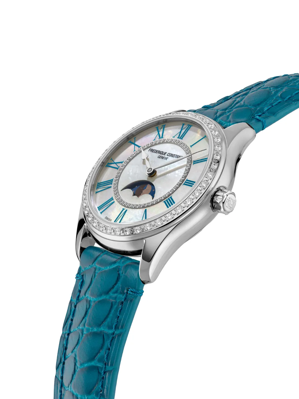 Frederique Constant Classics Elegance 36mm horloge - Wit