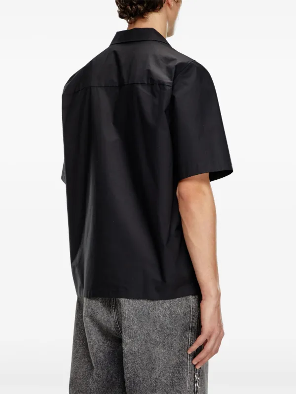 Diesel S-Mac Organic Cotton Shirt | Black | FARFETCH KW