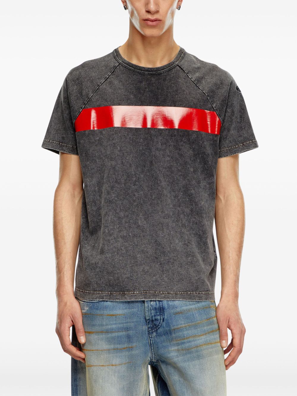 Diesel T-Radjust-Q1 faded cotton T-shirt Men