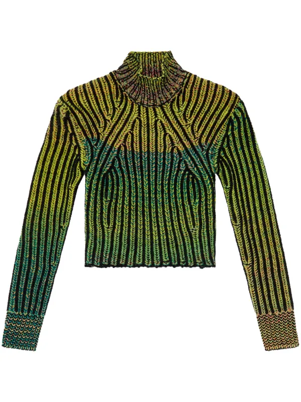 Diesel M Orkid Jumper Green FARFETCH PT
